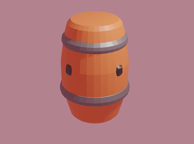 A Barrel 3d assets desing graphic design logo