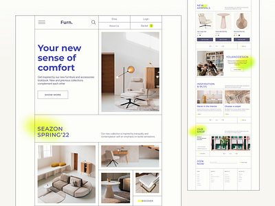 Furniture brand & store «FURN.» / E-commerce