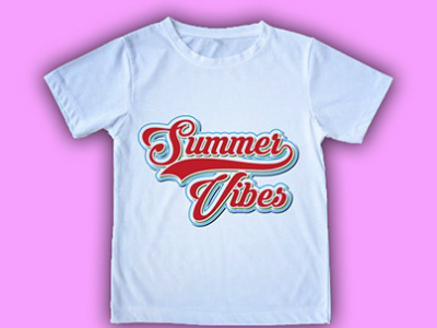 Summer Vibes T shirt Design branding design graphic design illustration typography vector