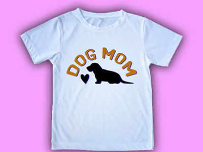 Dog Mom T shirt Design branding design graphic design illustration logo typography vector