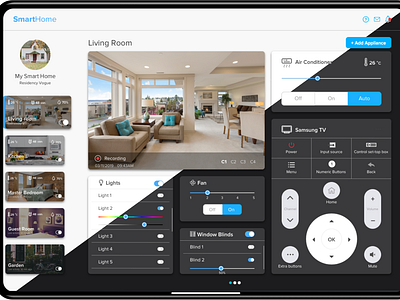 SmartHome Application Day & Night Theme