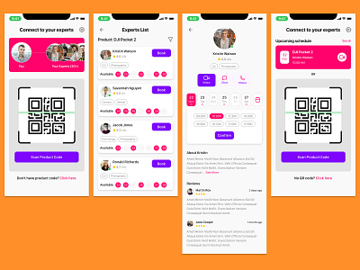 Connect to Expert connect connectexpert expert mobile application ui ui design