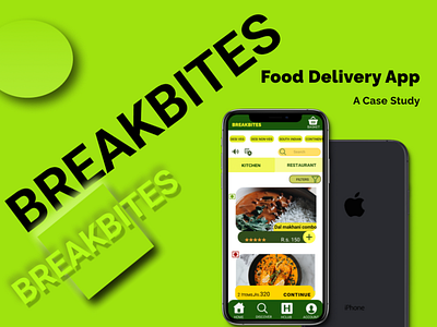 Breakbites - Breakfast Delivery App app appdesign branding design food delivery app graphic design interaction design interface mobile app mobile app screen mobileui typography ui ui design ui ux design ux uxdesign uxui