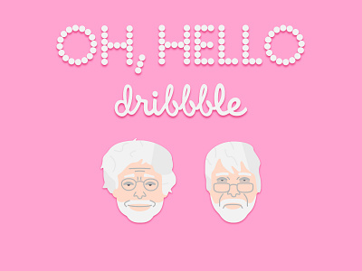 Oh, Hello Dribbble! debut design dribbble hello illustration