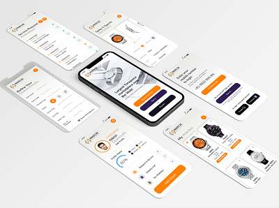 MYWATCHMERCHANT MOBILE APP graphic design mobile app ui