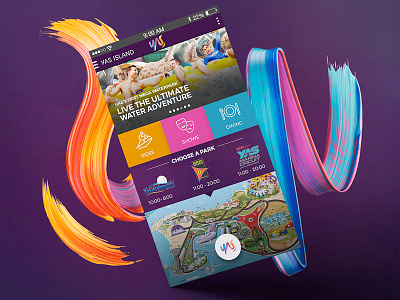 Yas Island Mobile App Concept