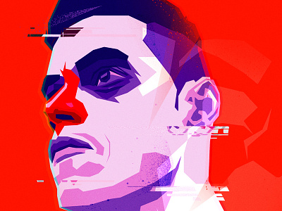 Elliot Demo 1.0 digital illustration elliot mr robot wip work in progress