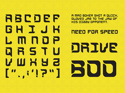 Dozer Stencil Font