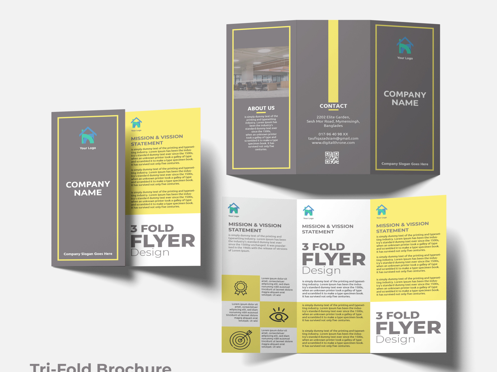 Trifold Brochure for Corporation and Agencies by Taufiq Azad Siam on ...