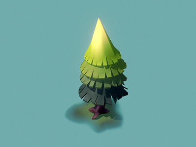 3D- Model Tree 3d