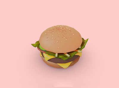 3D- Model Burger 3d