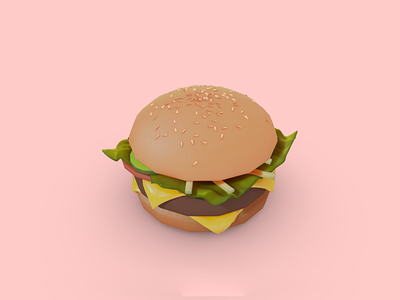 3D- Model Burger