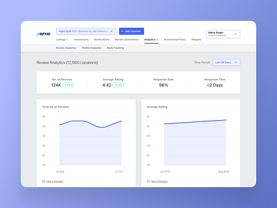 Synup — Review Analytics