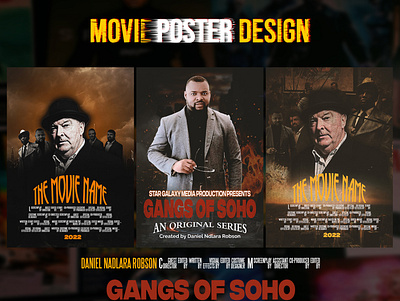Gangs Of Soho Movie Poster advertisment facebook post graphic design instagram post media post poster design