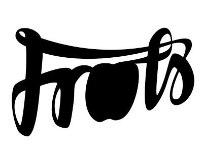 Froots logo for record label calligraphy froots hand handwritten label lettering logo logotype mark record root type