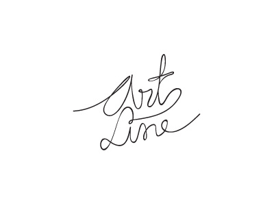 Art Line art calligraphy craft custom hand letter letters line logo logotype script written