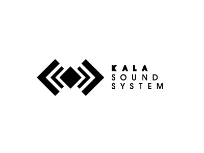 Kala Soundsystem custom dub label logo logotype mark music reggae typography