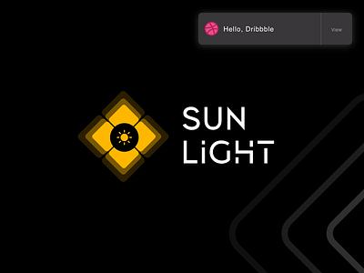 First Shot — for Sunlight first shot hello dribbble logo sonar energy sunlight