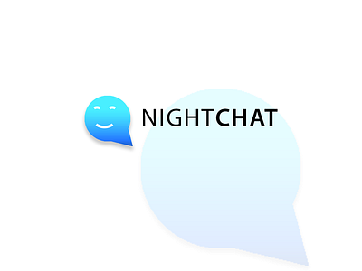 NIGHT CHAT DATING APP LOGO branding graphic design logo