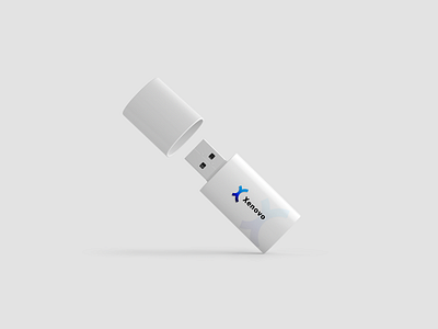 Xenovo Flash Drive branding graphic design