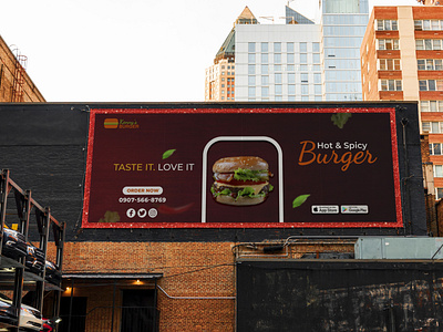 Burger Billboard design