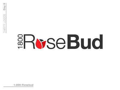 1-800-Rosebud - Thirty Logos brand branding design graphicdesign graphicdesigner logo logoinspirations logoprocess thirtylogos vector vectorart