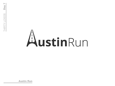 Austin Run - Thirty Logos brand branding design graphicdesign graphicdesigner logo logoinspirations logoprocess thirtylogos vector vectorart