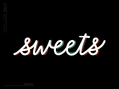 Sweets -Thirty Logos design graphicdesign graphicdesigner handlettering lettering logo logoinspirations logoprocess thirtylogos vector vectorart