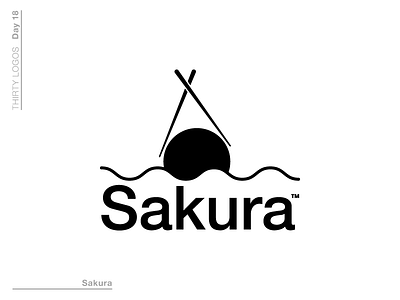 Sakura - Thirty Logos brand branding design graphicdesign graphicdesigner logo logoinspirations logoprocess thirtylogos vector vectorart