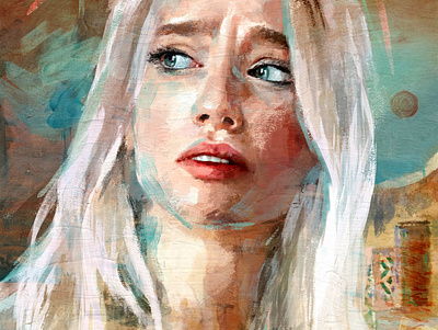 Doomed digitalillustration oilpainting portrait tradigital