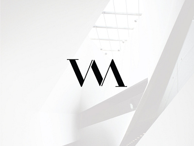 VM Archdesign brand logo logotype minimalist simple symbol