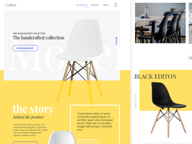 One page ecommerce draft colors ui shopdesign shop onepage ecommerce