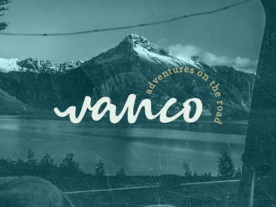 Vanco, van rentals. branding graphic design logo