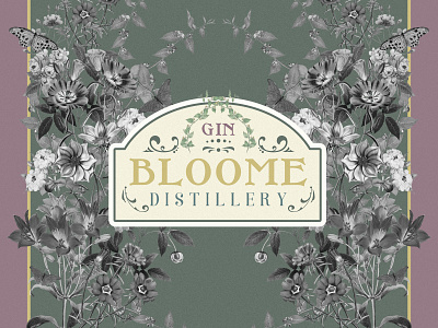 Bloome Distillery. branding graphic design logo