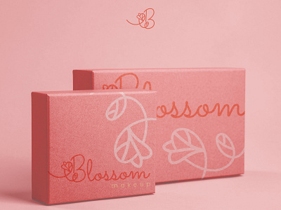Blossom, Makeup. branding design graphic design illustration logo typography