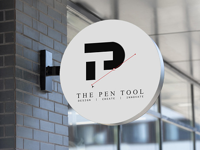 The Pen Tool branding design icon illustration logo typography vector