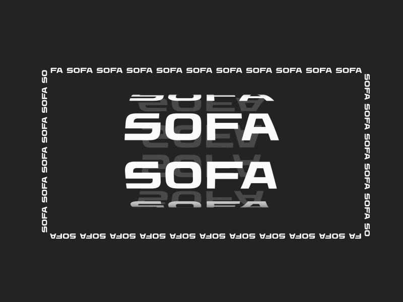 Sofa logo | Online furniture store | UX case