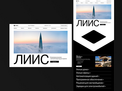 LIIS | Website redesign concept branding concept graphic design logo redesign sait typography ui web websait