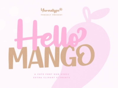 Hello Mango - Font Duo branding design font fonts graphic design illustration logo typography ui