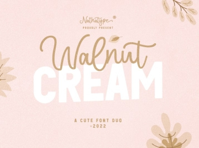 Walnut Cream - Font Duo