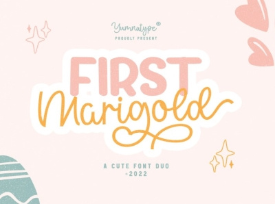 First Marigold - Font Duo branding design font fonts graphic design illustration logo typography ui