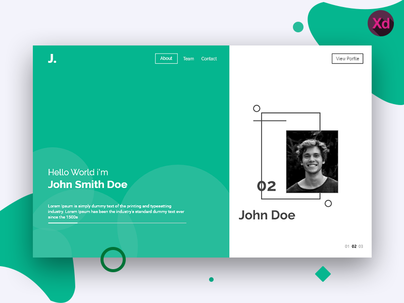 Personal Resume Template by Alemam Mir on Dribbble