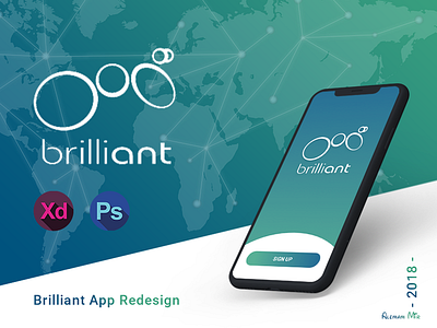 Brilliant App Redesign Concept brilliant app free app mobile app mobile app design new app redesign ui uiux ux design web ui