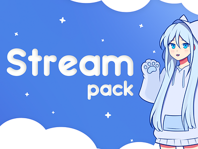 Cute - Premium Stream Pack overlay stream stream overlay twitch twitch overlay