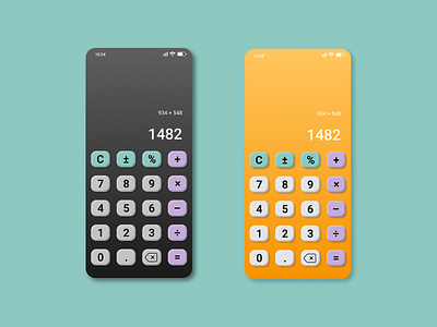 DailyUI #004 - Calculator