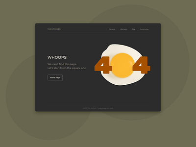 Daily UI :: 008 — 404 Page 404 404 page dailyui ui web