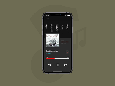 Daily UI :: 009 — Music Player app dailyui ios music player