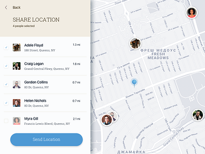 Daily UI :: 029 — Map dailyui location map ui