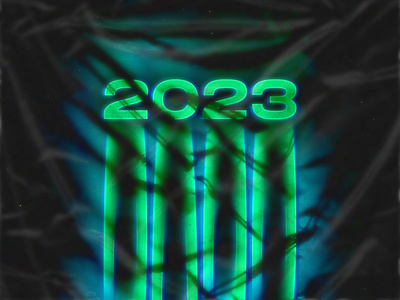 2023 graphic design liquid graphic retro style