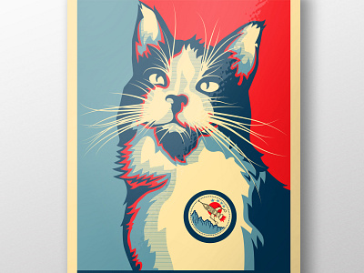 Shazam the Great. cat illustration vector